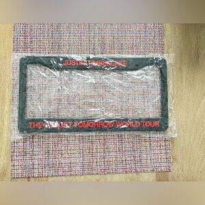 Justin Timberlake World Tour License Plate Frame